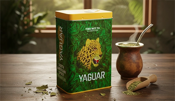 Yerba mate Yaguar - brazil klasszikus modern formában