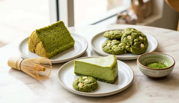 Matcha desszertek - a legjobb receptek matcha süteményekhez, sajttortákhoz és édes inspirációkhoz