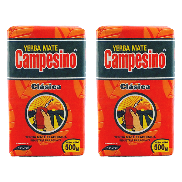 Yerba Mate szett 2x Campesino Classica Elaborada Con Palo 0,5kg