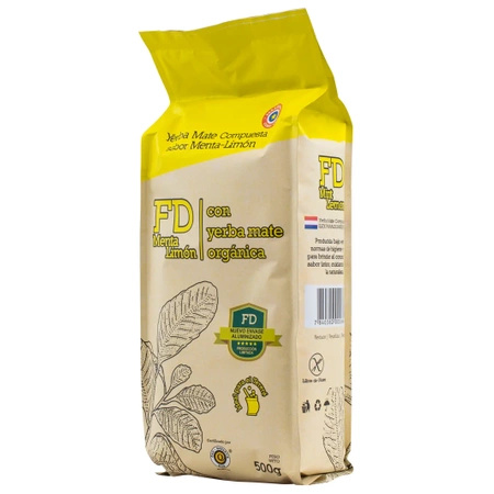 Fede Rico (FD) Menta Limon 0,5 kg 500 g - menta és lime yerba mate