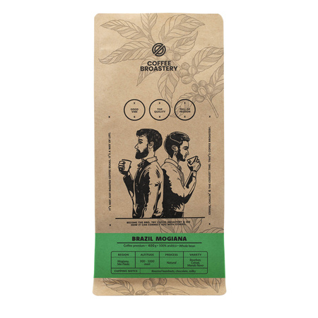 Coffee Broastery - Egész kávébabos Brazil Mogiana Premium 400g