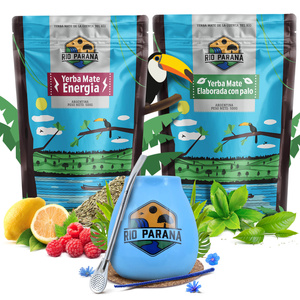 Yerba Mate készlet Rio Parana Energia Elaborada 2x500g + kiegészítők