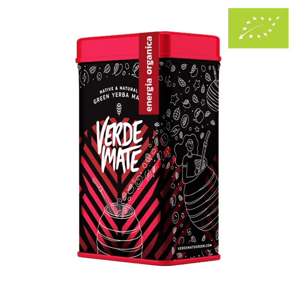 Yerbera - konzervdoboz + Verde Mate Green Organica Energia Guarana 0.5kg 