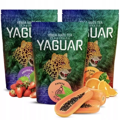 Yerba Mate Készlet Yaguar 3x 0.5kg