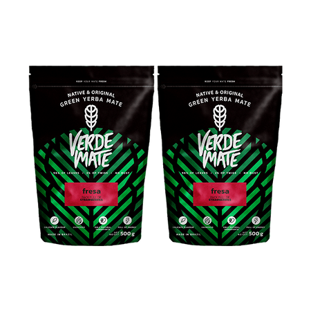 Yerba Verde Mate Zöld FRESA eper 1kg 1000g