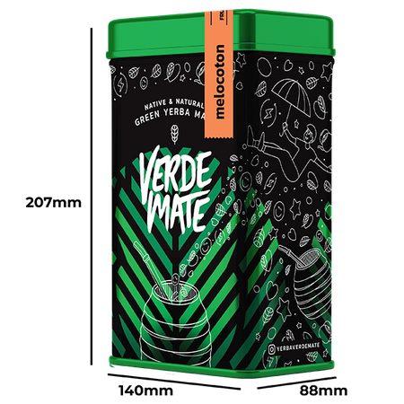 Yerbera - Konzerv Verde Mate Zöld Melocoton 0.5kg 