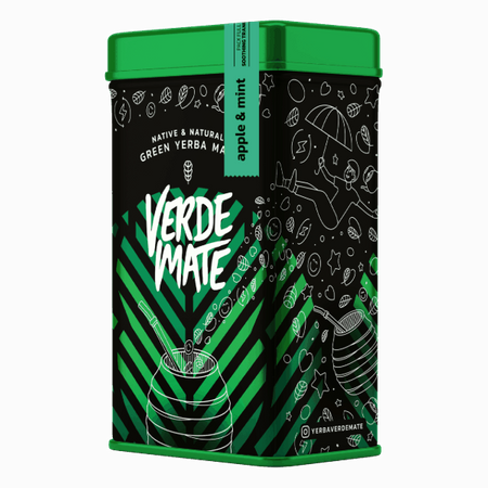 Yerbera - Konzervdoboz + Verde Mate Zöld alma és menta 0.5kg 