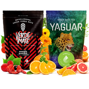 Yerba Mate Készlet: Verde Mate + Yaguar 2x500g 1kg