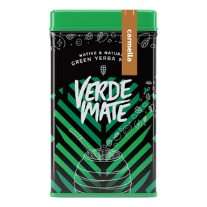 Yerbera - konzervdoboz + Verde Mate Zöld Carmella pirított 0.5kg 