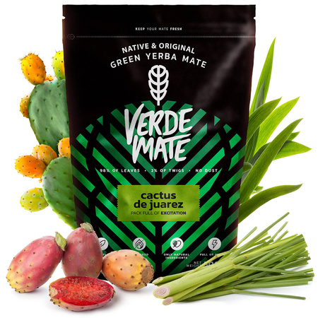 Ajándékkészlet Yerba Verde Mate Cactus 0,5kg 