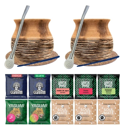 Mate tea készlet Mate csésze 10x50g