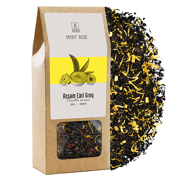Mary Rose - Assam Earl Grey fekete tea - 50g