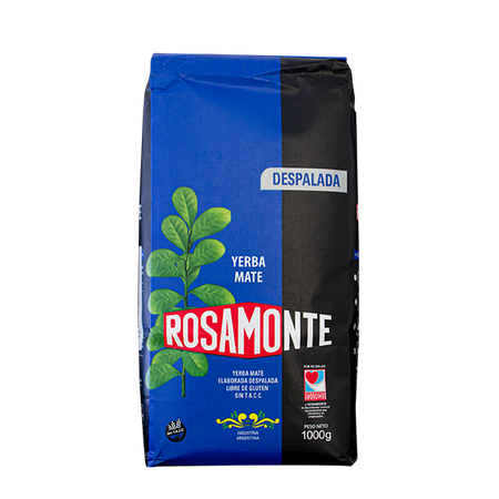 Yerba Mate Rosamonte Elaborada 1kg + Despalada 1kg