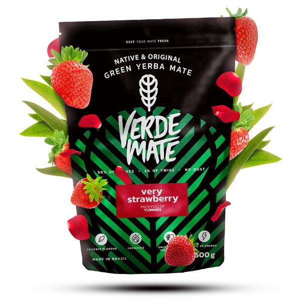 Yerba Verde Mate Zöld Nagyon Eper 0,5kg