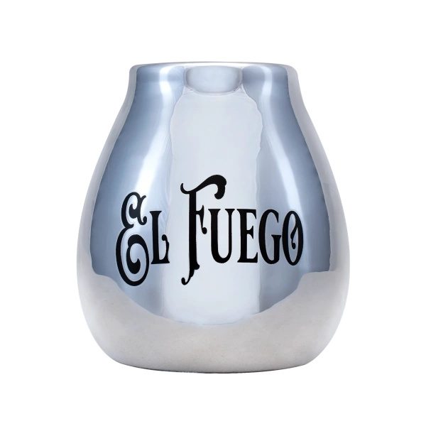 El Fuego logóval ellátott kerámia kalácsa (ezüst) 350ml