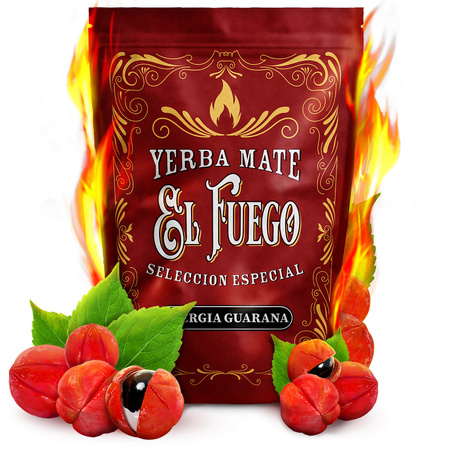 Ajándékkészlet Yerba Mate El Fuego Energia 0,5kg