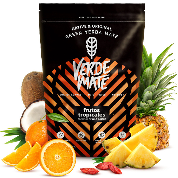 Yerba Mate készlet Verde Mate 2x500g 1kg Mate Tökre + Bombilla