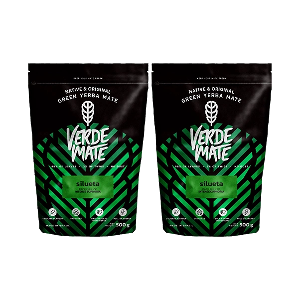 Yerba Verde Mate zöld SILUETA 1kg despalada FIT