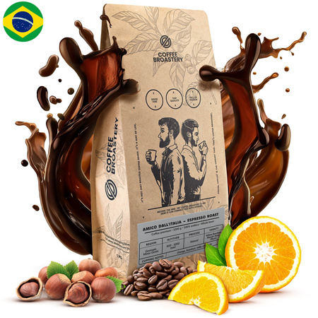 Coffee Broastery - Egész kávébabos Amico dall'Italia Espresso Roast 1kg