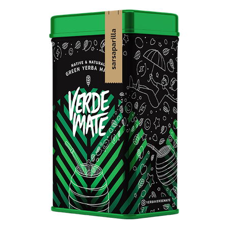 Yerbera - Konzervdoboz + Verde Mate Zöld Sarsaparilla 0.5kg 