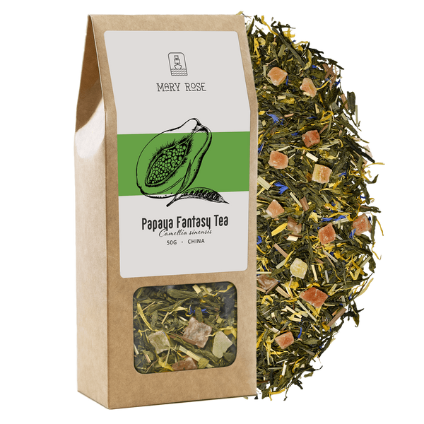 Mary Rose - Papaya Fantasy Zöld Tea - 50g