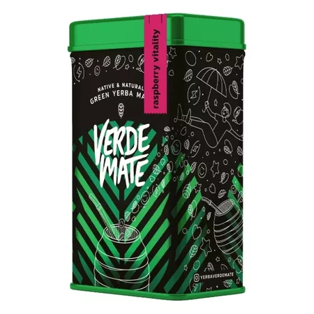 Yerbera - Konzervdoboz + Verde Mate Zöld Málna Vitalitás 0.5kg 