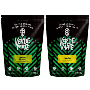 Verde Mate Zöld Limon 500g + Verde Mate Zöld Menta Limon 500g