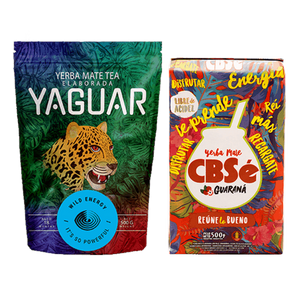 Yerba Mate CBSe Energia + Yaguar Wild 2x500g 1 kg
