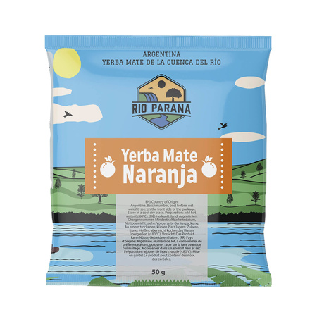 Yerba Mate Rio Parana 7x50g mintakészlet + kiegészítők