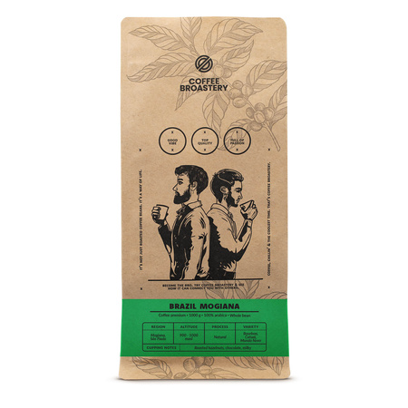 Coffee Broastery - Egész kávébabos Brazil Mogiana Premium 1kg