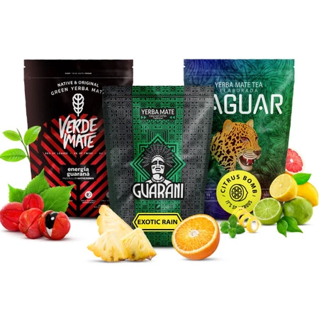 Yerba Mate Best Fruit készlet 3x500g