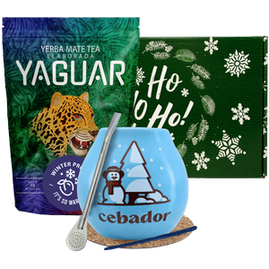 Ajándékkészlet Yerba Mate Yaguar Winter Prune 500g