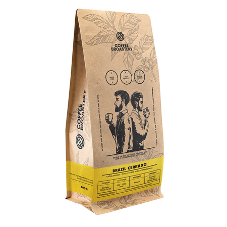 Coffee Broastery - Egész kávébabos Brazil Cerrado Premium 400g