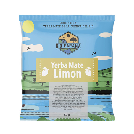 Yerba Mate Rio Parana 7x50g mintakészlet + kiegészítők