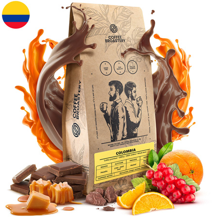 Coffee Broastery - Egész kávébabos Colombia Medellin Premium 1kg