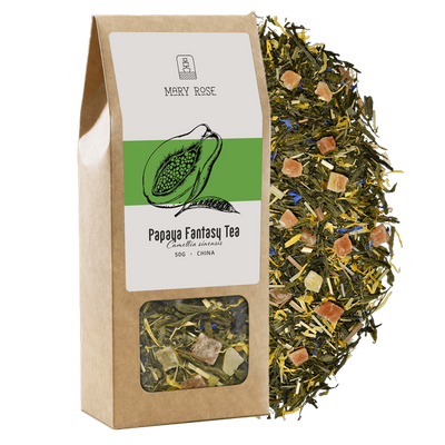 Mary Rose - Papaya Fantasy Zöld Tea - 50g