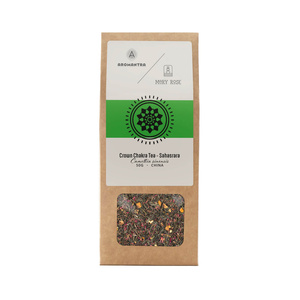 Aromantra x Mary Rose – Korona csakra tea Sahasrara (zöld tea) 50 g