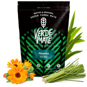 Verde Mate Green Fitness 0,5 kg 500 g - brazil yerba mate tea gyümölcsökkel és gyógynövényekkel