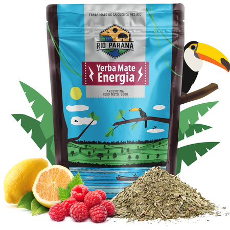 Yerba Mate készlet Rio Parana Energia 500g Kalácsa + Bombilla