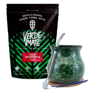 Yerba Mate készlet Verde Mate 500g Mate Tökre + Bombilla