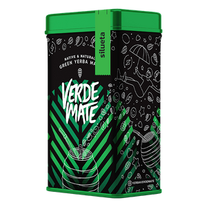 Yerbera - konzervdoboz + Verde Mate Zöld Silueta 0.5kg 