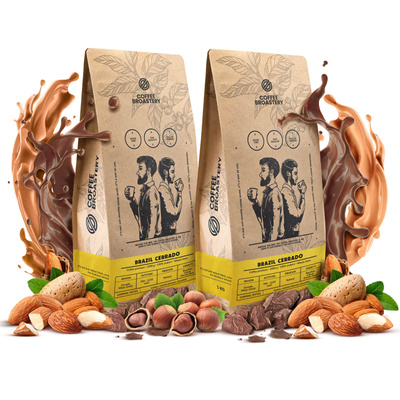 Készlet Coffee Broastery Brazil Cerrado 2x1kg (2kg)