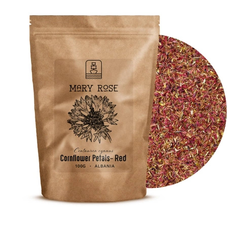 Mary Rose – Búzavirág szirmok (piros) 100 g