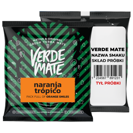 Verde Mate zöld Naranja Tropico 50g