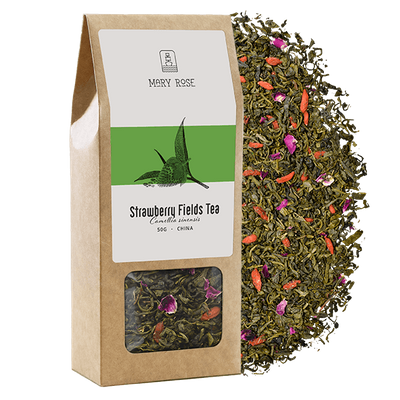 Mary Rose - Strawberry Fields zöld tea - 50g