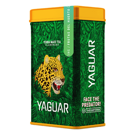 Yerbera - Konzervdoboz + Yaguar Frutas del Huerto 0.5kg