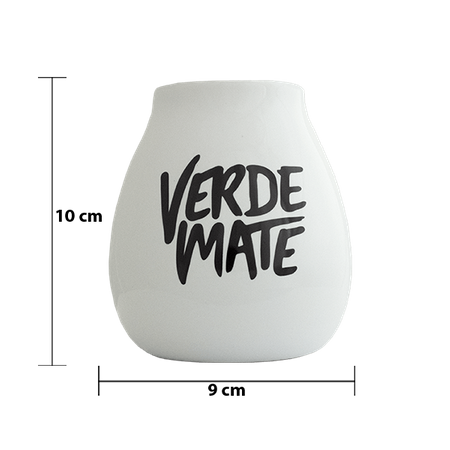 Tök kerámia fehér - Verde Mate - 350ml