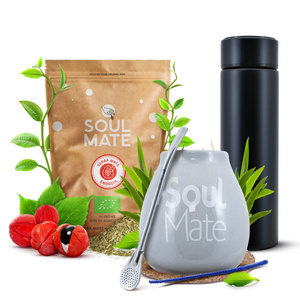 Yerba Soul Mate Energia 500g 0,5kg termosz készlet