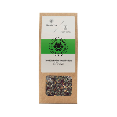 Aromantra x Mary Rose – Keresztcsonti csakra tea Svadhishthana (hibiszkusz tea) 50 g