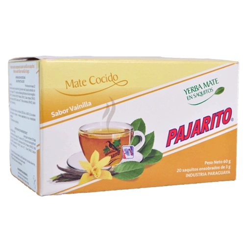 Pajarito Vanília teászacskóban 20x3g